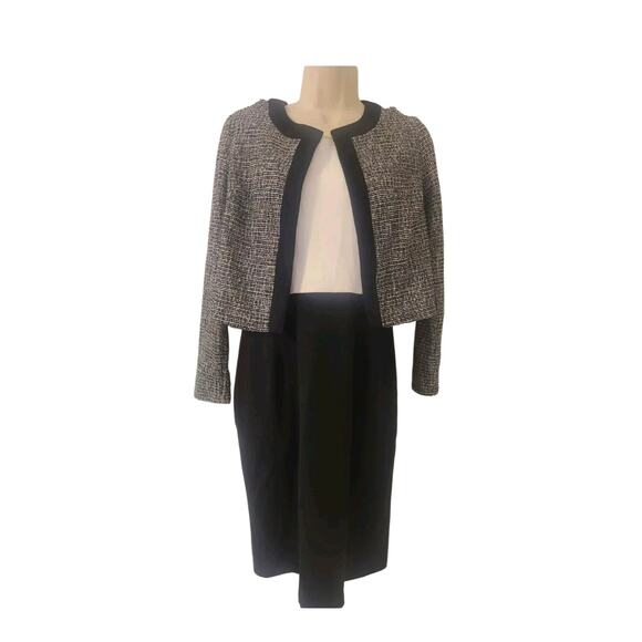 Kate And Lily Dress With Bolero Black White Size 4- Office To Dinner - Picture 1 of 7
